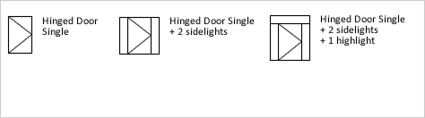 hinged casement doors